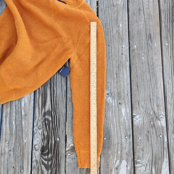 Lucky Brand Waffle Sweater Sz S - Picture 5 of 7